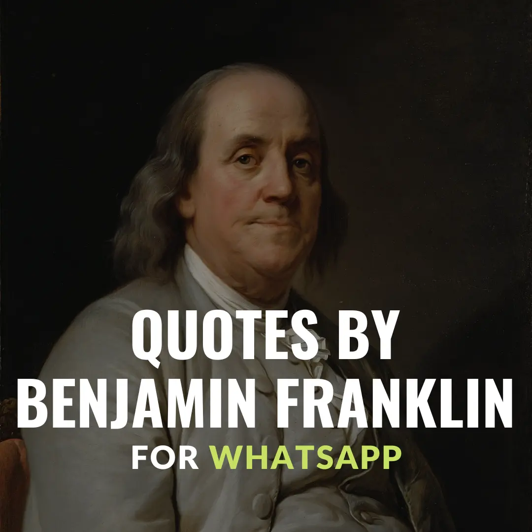 quotes by benjamin franklin